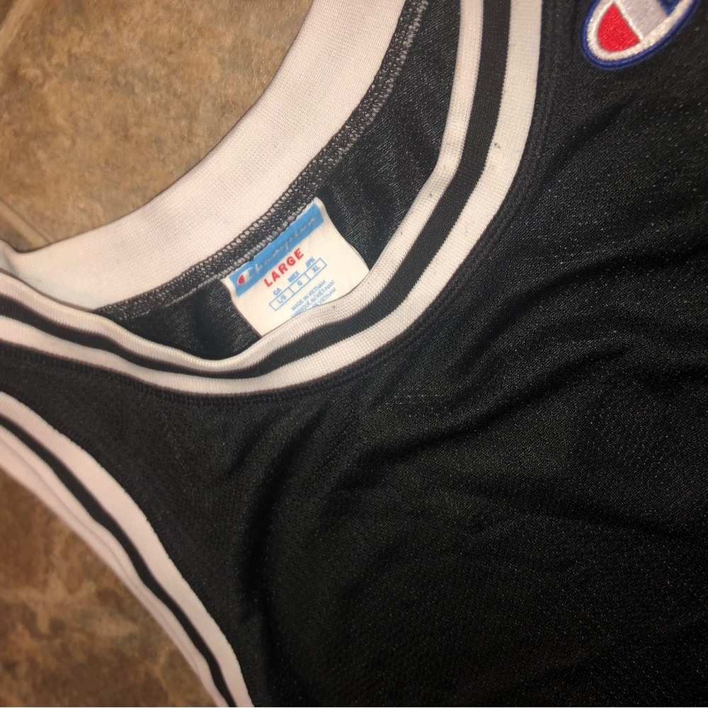 Black and White Champion Jersey